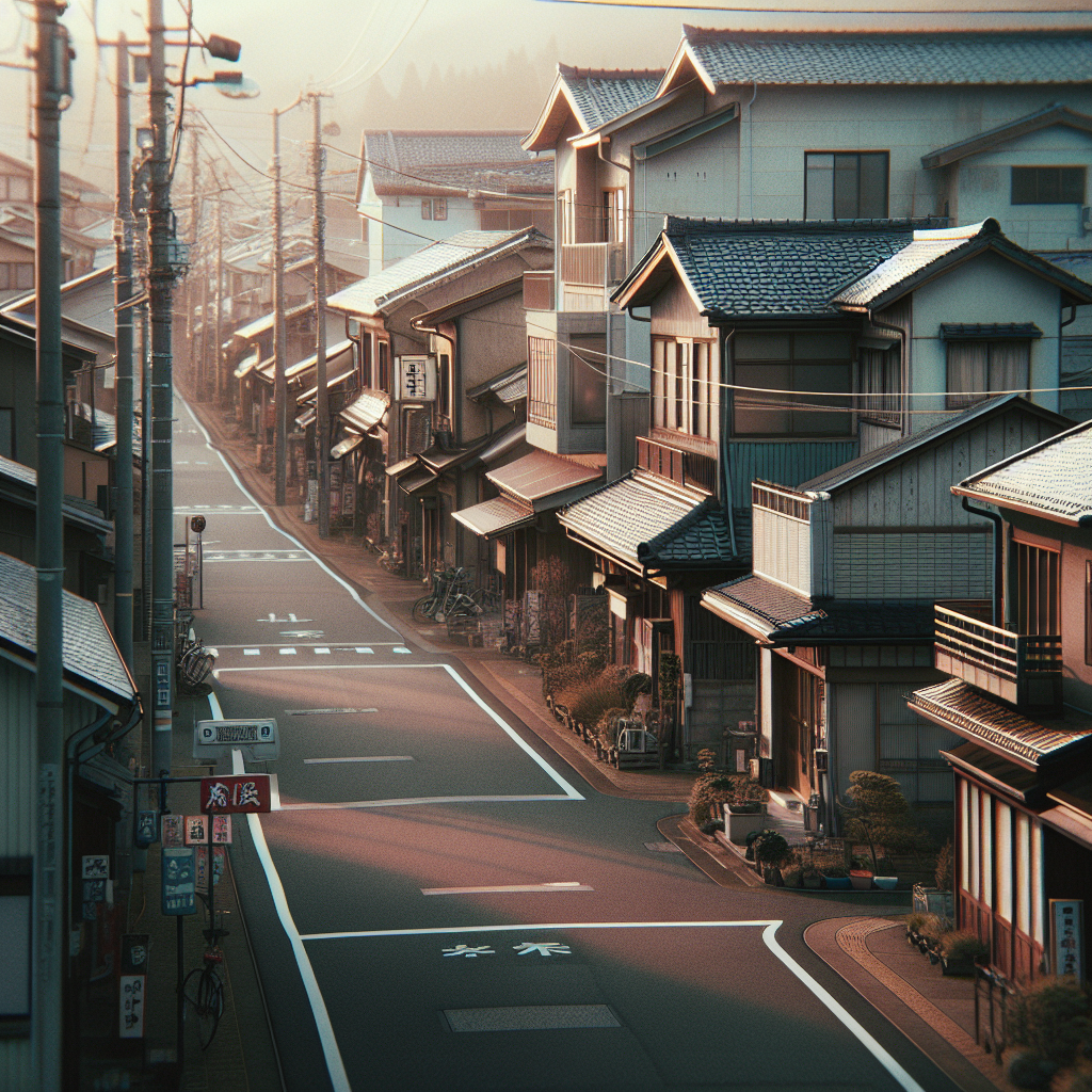 歩き始めの風景