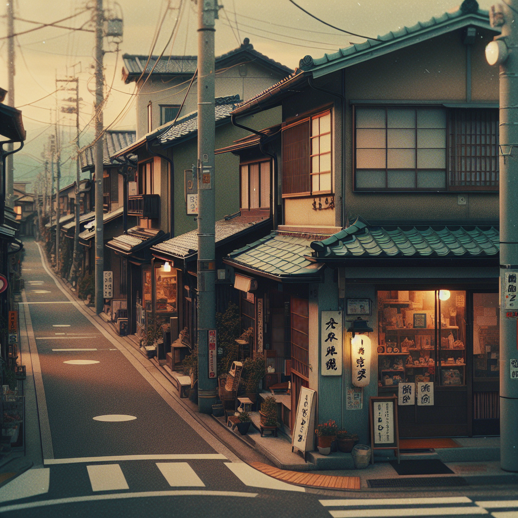 歩き始めの風景