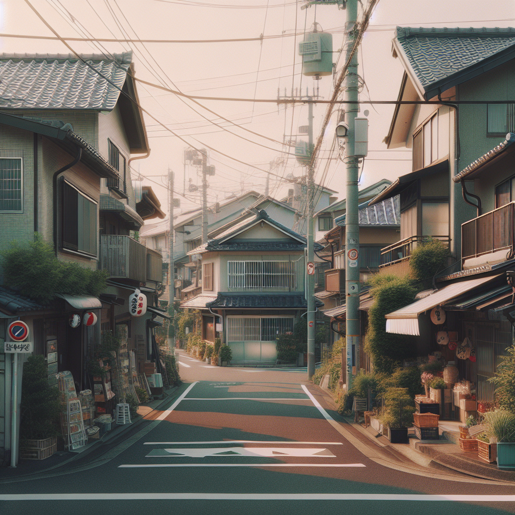 歩き始めの風景